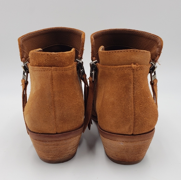Sam Edelman Suede Ankle Boots with dual zip ankle Closures. Womens Size 7 - Picture 7 of 9